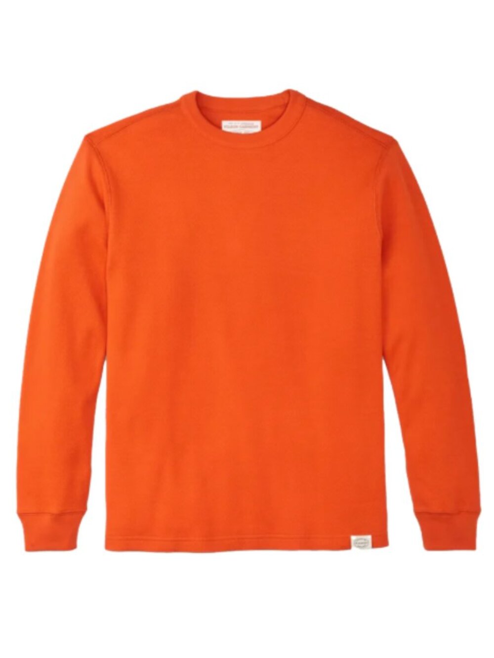 Filson Waffle Knit Thermal Crewneck Flame Orange Large/XL